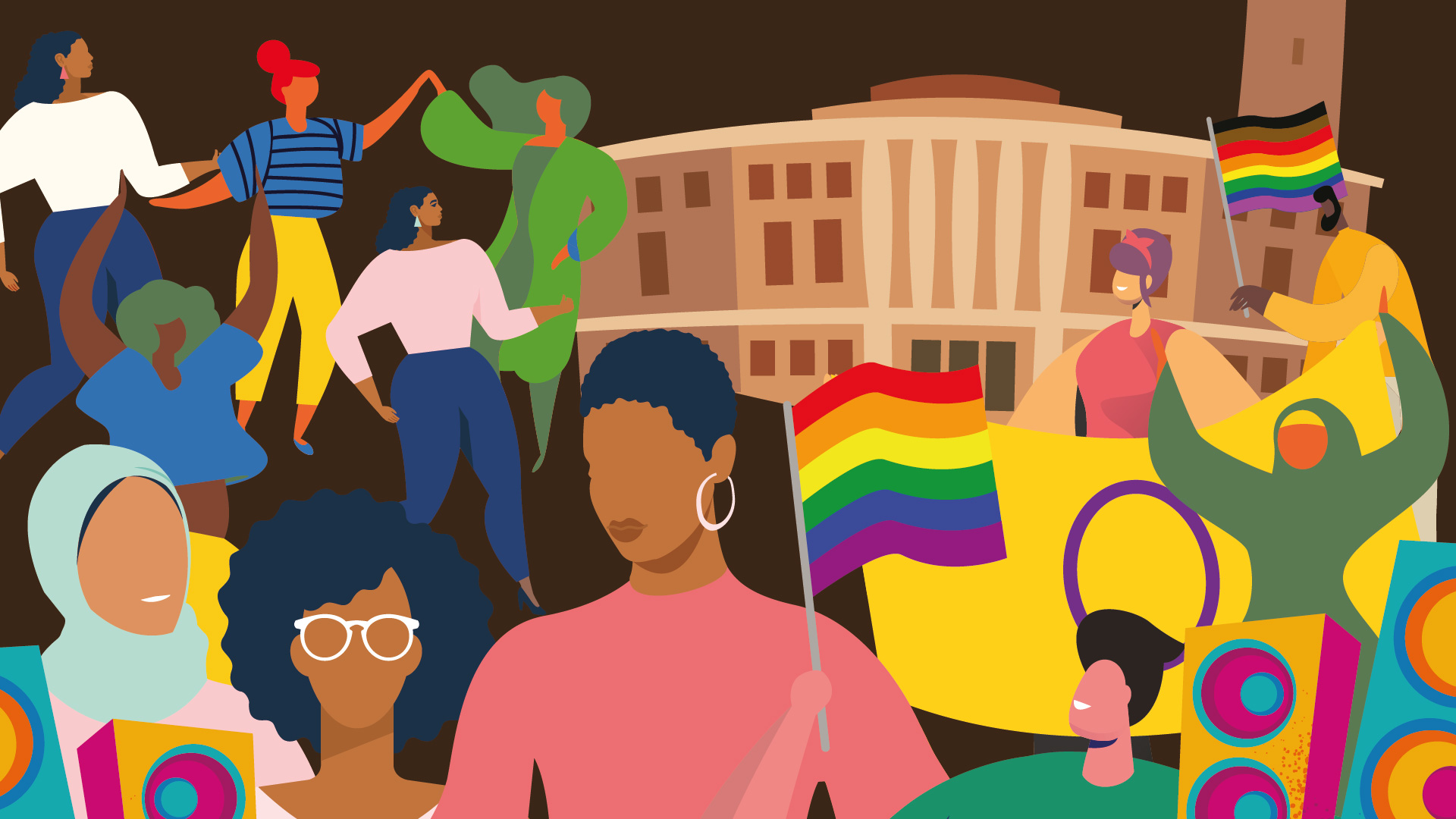norwich pride illustration