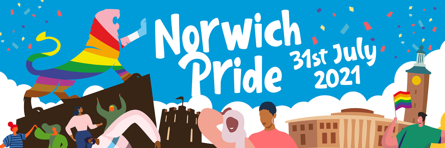 Norwich Pride 2021 illustration