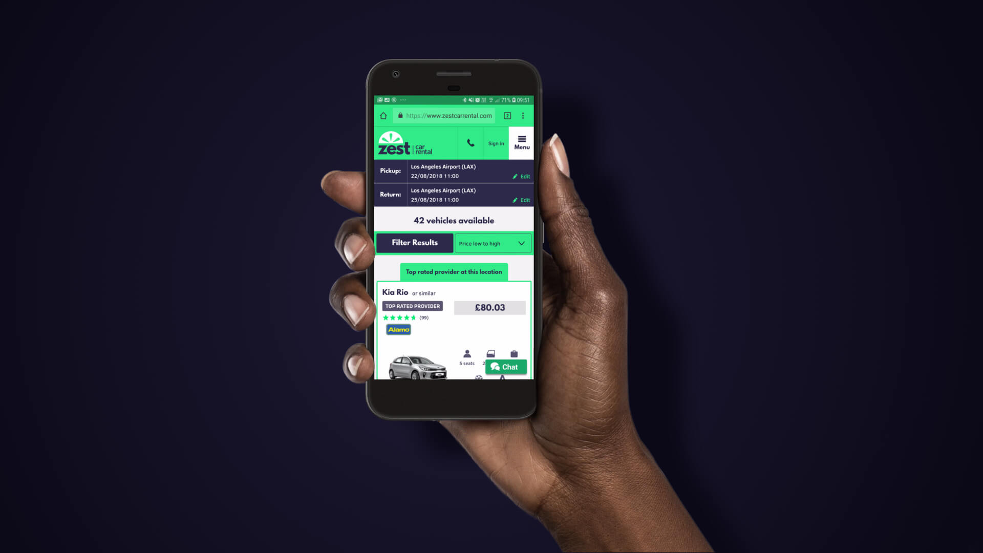 Zest Car Rental // Candour