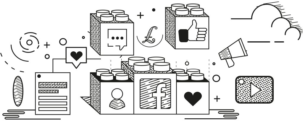 facebook illustration